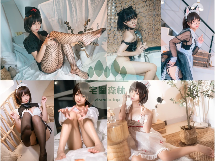 动漫博主蠢沫沫写真合集下载&汇总：纯真又妖媚的童颜巨乳[389套-236.4G]-第7张-宅图森林写真资源合集下载