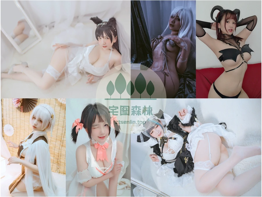 网红coser阿半今天很开心写真合集下载&汇总：这乳量，我很开心！[34套-6.1G]