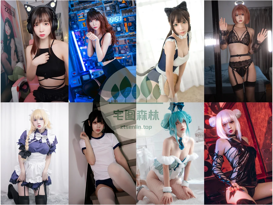萌妹coser疯猫ss写真合集下载&汇总：可御可萌的美腿二次元博主[139套-63.8G]