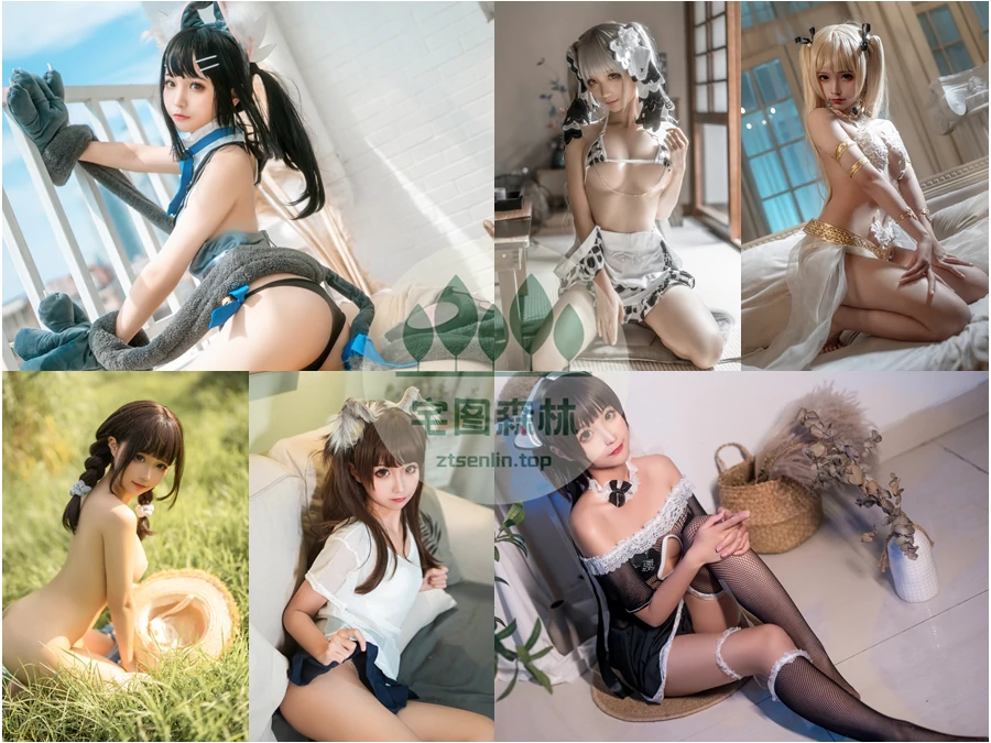 动漫博主蠢沫沫写真合集下载&汇总：纯真又妖媚的童颜巨乳[389套-236.4G]-第9张-宅图森林写真资源合集下载