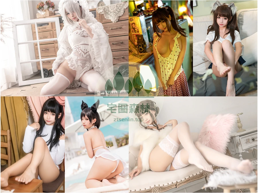 动漫博主蠢沫沫写真合集下载&汇总：纯真又妖媚的童颜巨乳[389套-236.4G]-第3张-宅图森林写真资源合集下载
