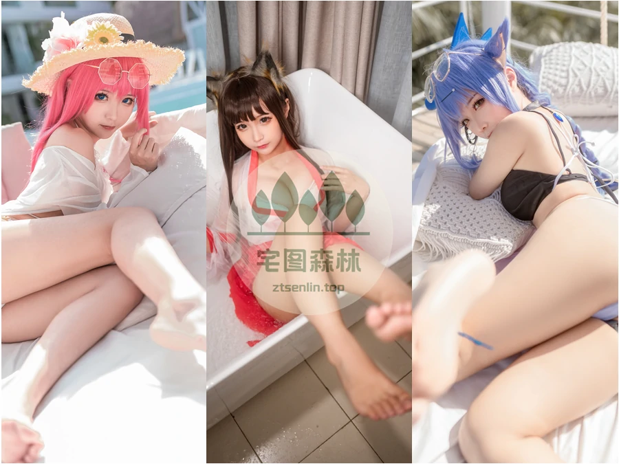 动漫博主蠢沫沫写真合集下载&汇总：纯真又妖媚的童颜巨乳[389套-236.4G]-第16张-宅图森林写真资源合集下载